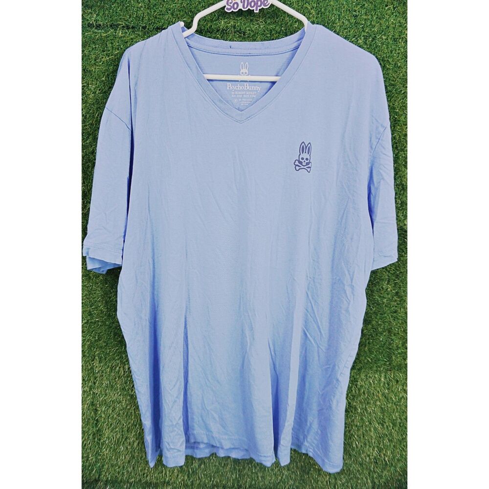 Psycho Bunny x Robert Godley V-Neck Short Sleeve Tee - Men's Size XXXL (9)